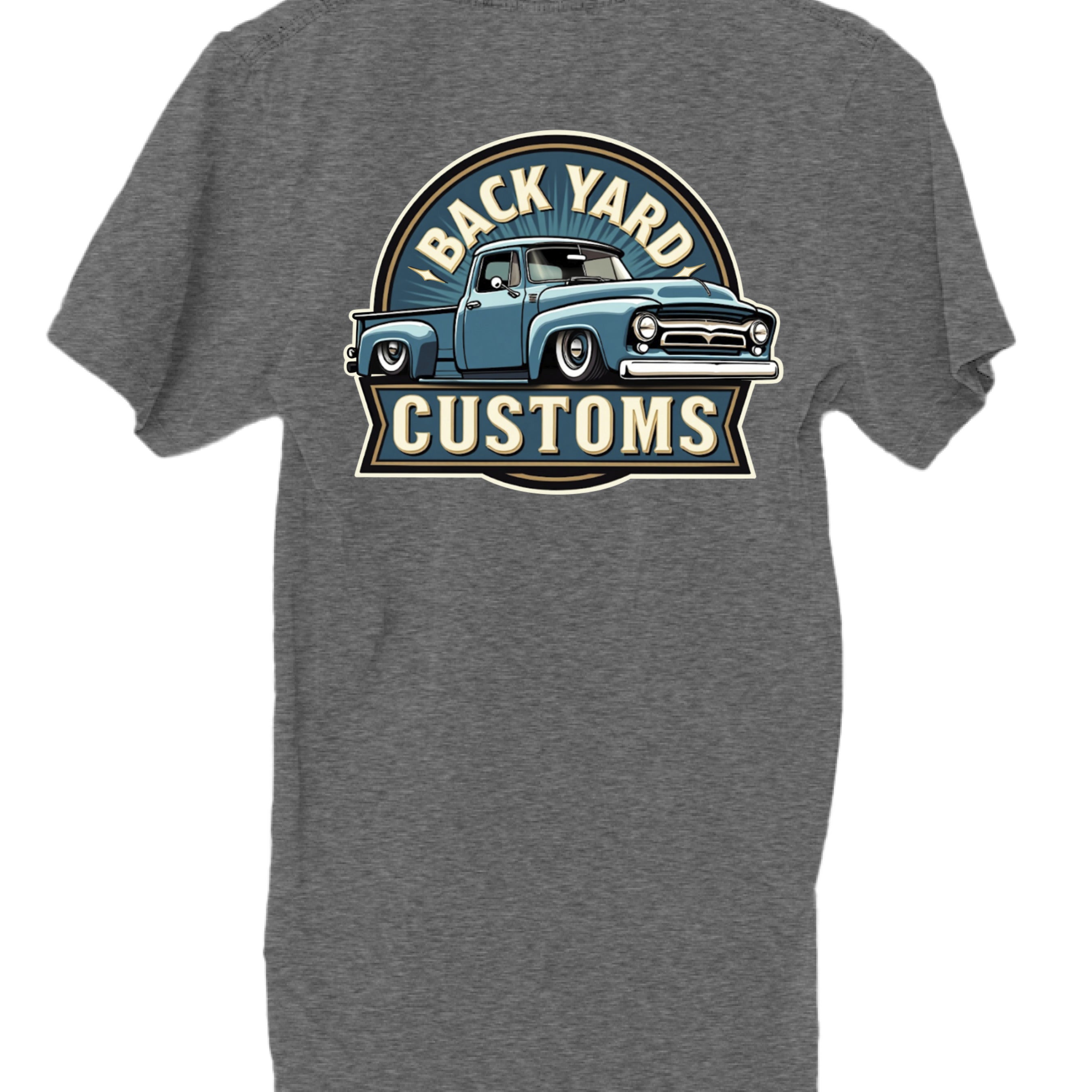 Charcoal Grey Heather - BACK