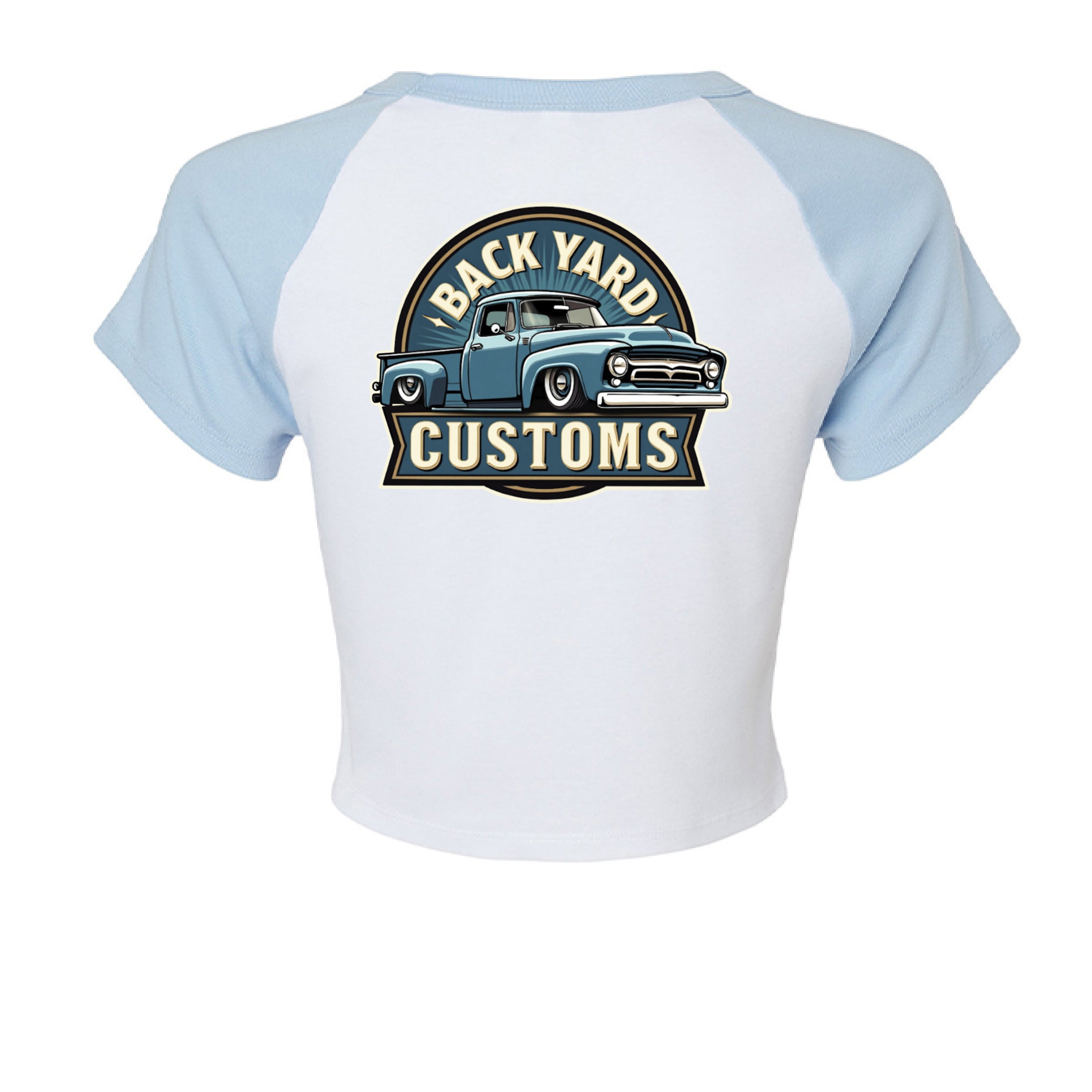 WHITE/ BABY BLUE - BACK