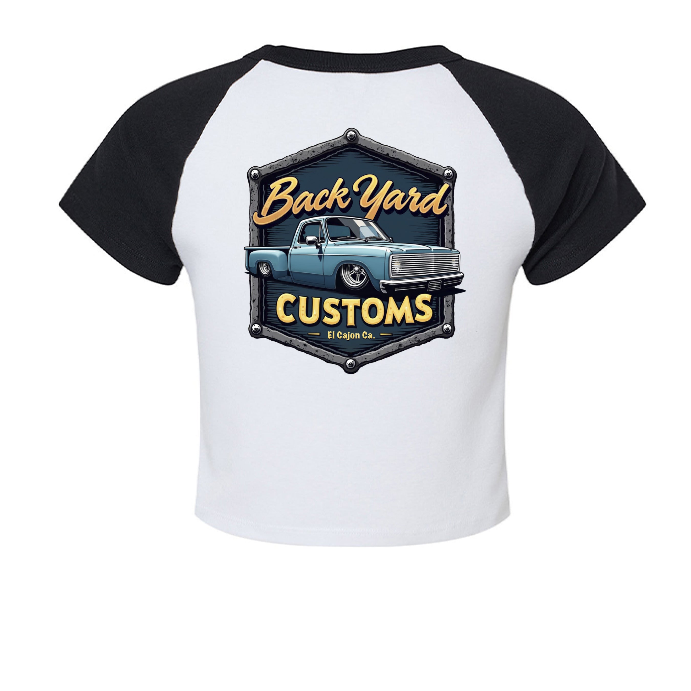 WHITE/ BLACK - BACK
