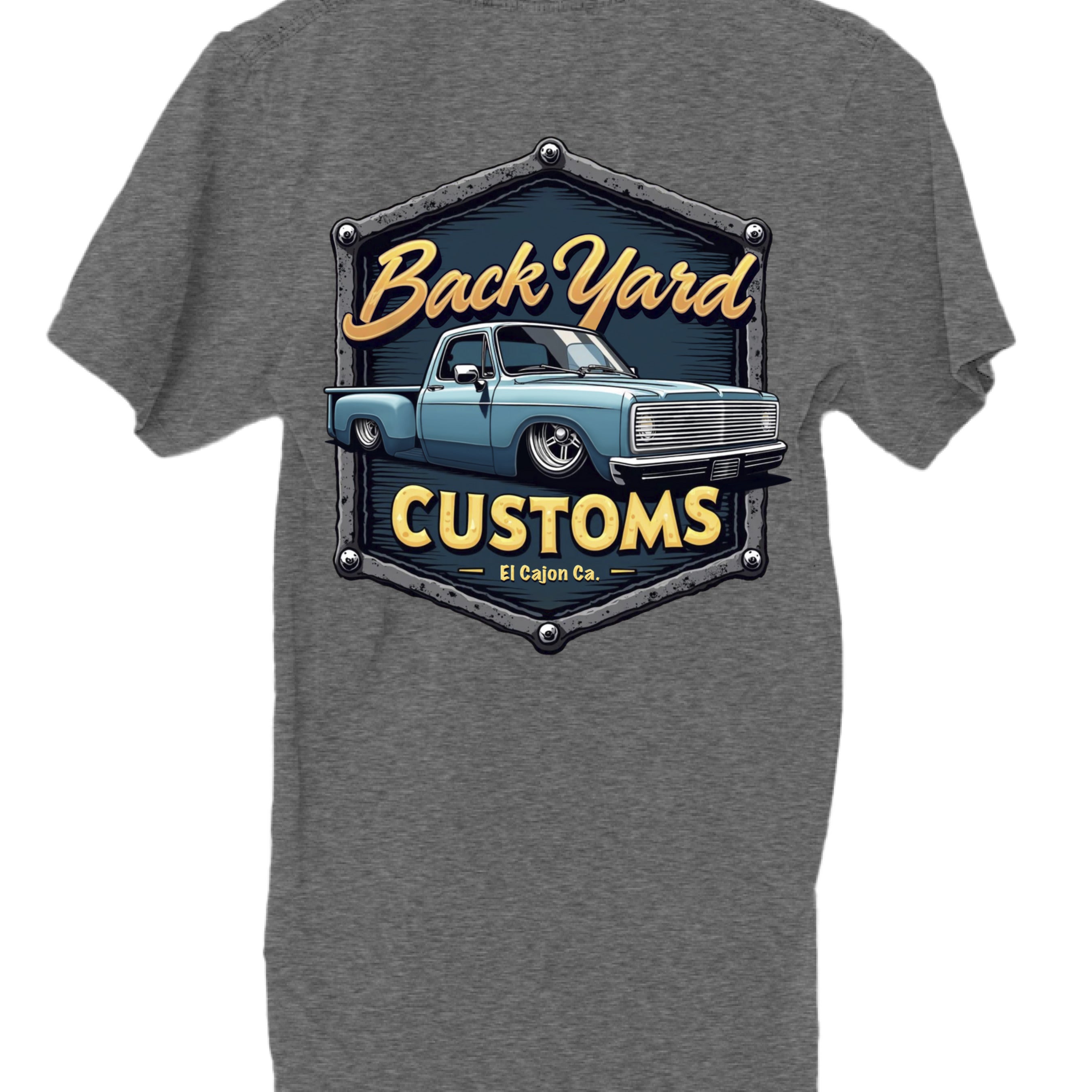 Charcoal Grey Heather - BACK